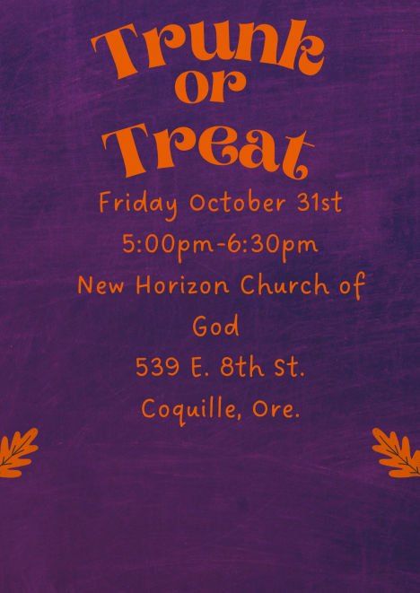 Purple Orange Colorful Creative Halloween Trick Or Treat Flyer